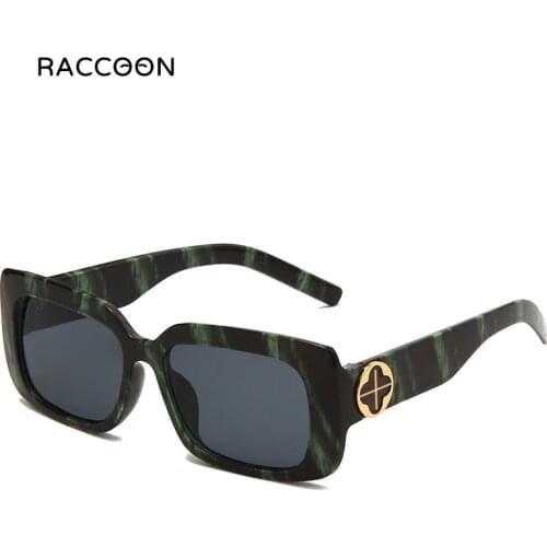 Vintage Small Rectangle Sunglasses Women Oversized Luxury Brand Designer Fashion Sun Glasses Female Lady Shades Oculos De Sol Uv