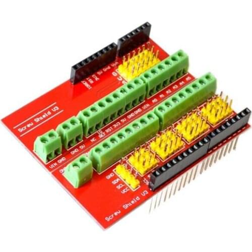 Screw Shield V1 Terminal Extension Board Interactive Media Compatible for UNOR3