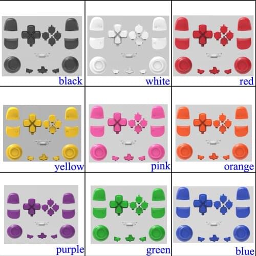 YuXi For PS5 Game Controller Button Keys Handle Cap Cover for PS5 Game Console Accessories Replacement