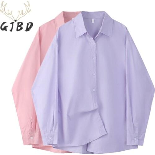 Long Sleeves Women 2021 Autumn Fashion Baggy Button Up Shirt Vintage Casual Sense of Design Ladies Plaid Blouse TOP Loose Coat