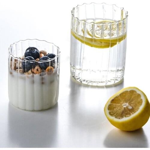 250ml/450ml Ripple Wave Whisky Glasses Whisky Cocktail Drinking Wine Cup Bar Glasses Vaso Gafas Caneca Brandy