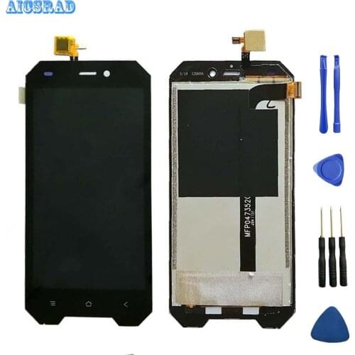 AICSRAD For BlackView BV4000 pro LCD Display And Touch Screen 4.7 Inch Assembly Repair Parts For BlackView BV4000 Pro +Tools