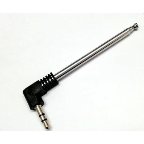 3.5mm Stainless Steel Multi-Purpose FM Radio Antenna Retractable Aerial 4 Sections for Auto Car Mobile Phone radio Receiver