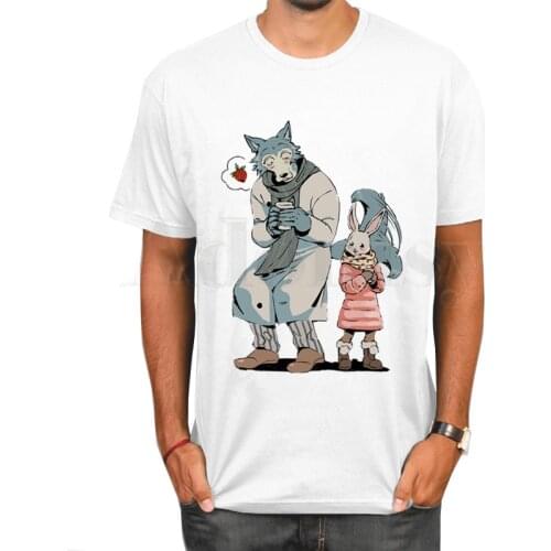 BEASTARS Anime Furry Manga Louis Legoshi Rabbit T Shirts Fashion Men and Women T-shirt Short Sleeve Unisex Tshirt Streetwear