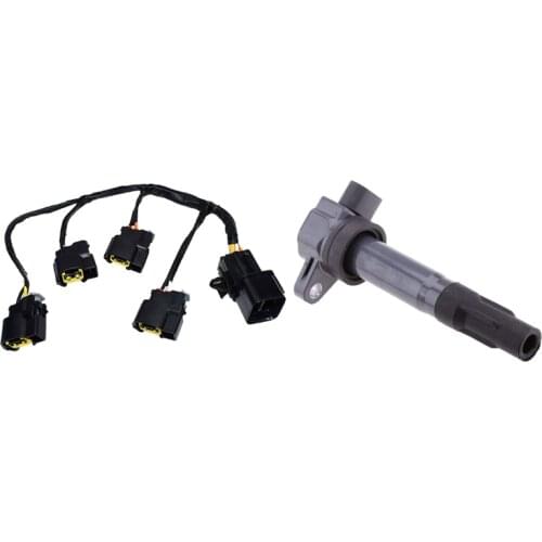 Ignition Coil Cable Plug Wire Harness for Kia Rio Soul Ceed Cerato & Ignition Coil Pack for SUZUKI Swift SX4 Grand