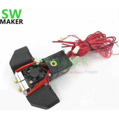 SWMAKER Ultimaker chimera hotend upgrade conversion kit adapter 1.75mm/3mm for Ultimaker 2 3D printer parts Free shipping