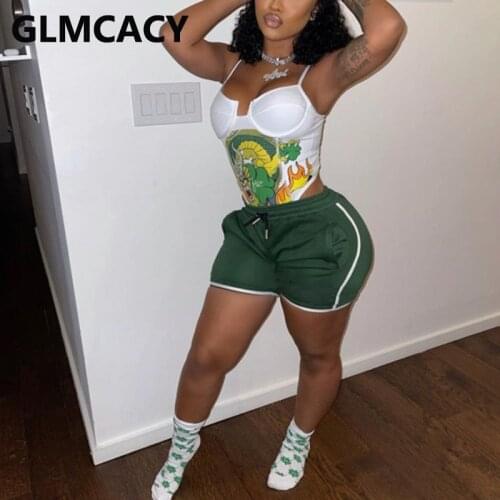 Summer Drawstring Casual Bodycon Shorts