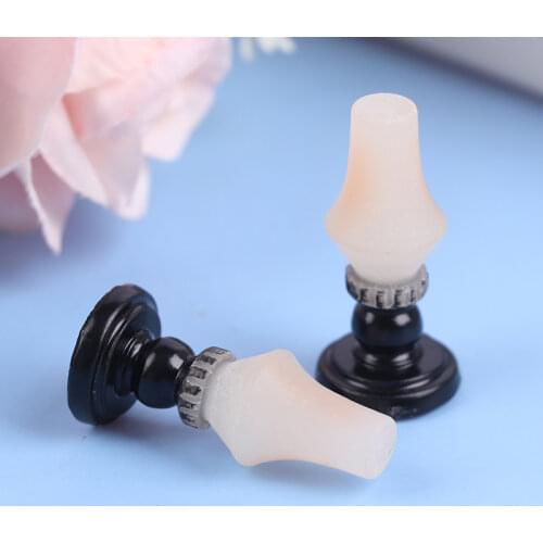 1:12 Scale Dollhouse Miniature Candlesticks White Candles Doll House Accessories Furniture Toy