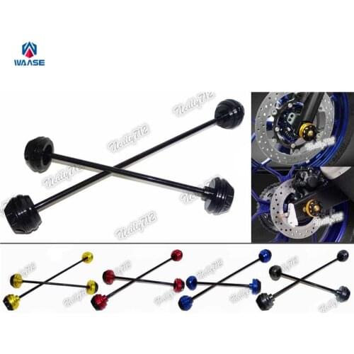 Motorcycle Front & Rear Wheel Fork Axle Sliders Cap Crash Protector For Yamaha T-MAX TMAX 530 XP530 2012 2013 2014 2015 2016