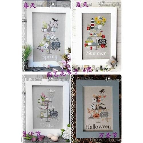 Flowers counted cross stitch package flower aida 22ct 25ct 18ct 14ct 11ct black cloth people kit embroidery