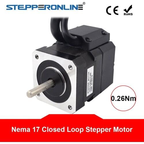 Nema 17 Closed Loop Stepper Motor 26Ncm 0.4A 2-phase Hybrid Nema17 Stepping Motor for CNC Router Engraving Milling Machine