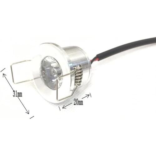 5pcs 15degress silver spot Mini LED Einbaustrahler 3W mit Trafo Stecksystem Einbauspot Deckenspots Einbauleuchten Einbaurahmen