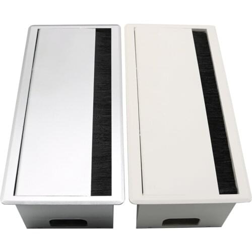 Rectangle Wire Cover Cable Grommet Office Table Cable Desk Wire Hole