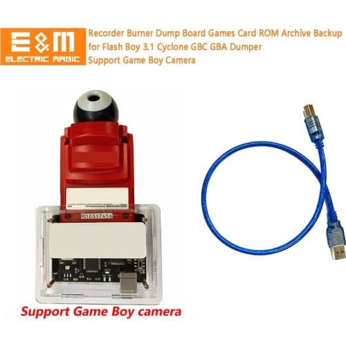 Recorder Burner Dump Board Games Card ROM Archive Backup for Flash Boy 3.1 Cyclone GB GBC GBA Dumper Support Game Boy Camera