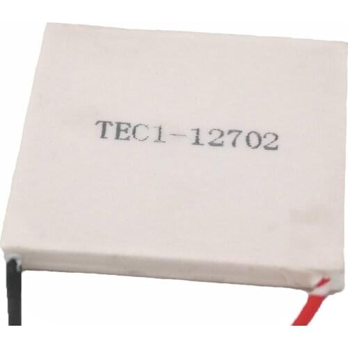 TEC1-12702 40x40mm Heatsink Thermoelectric Cooler Peltier Cooling Plate Telluride-type Refrigeration Module