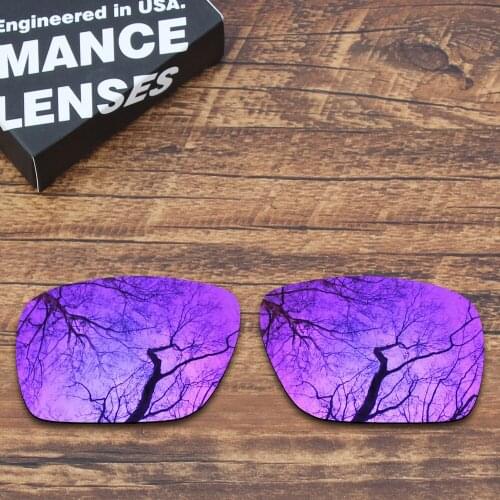 ToughAsNails Polarized Replacement Lenses for Oakley Dispatch 1 Sunglasses Purple Mirrored Color (Lens Only)