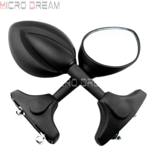 2pcs Motorcycle Side Mirrors Street Bike Universal Shortly Rear View Mirror for Kawasaki Yamaha Suzuki Honda CBR 250 350 600 R