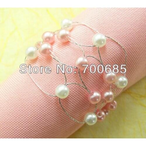 Pearl acrylic napkin ring