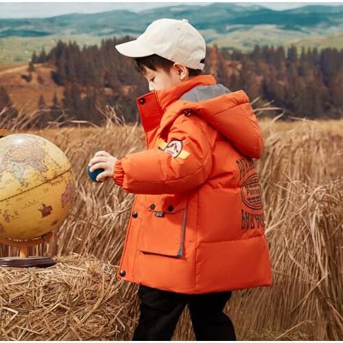Baby Boy Winter Coat Down Jackets Warm Kids Outerwear 2021 New 2 3 4 5 6 7 years