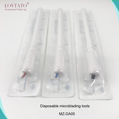 2018 Hot Sale Blister Packaging Disposable Plastic Microblading Tools Tebori Pen Classic Microblade Handtools 3d Tattoo Guns