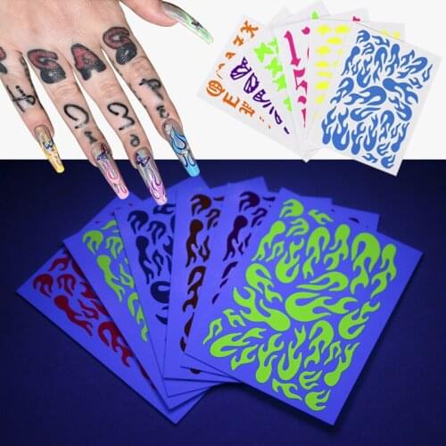 3D Alphabet Letter Butterfly Nail Art Stickers for nails manicure Sliders accessories Adhesive Nail Transfer Foils Decals Wraps