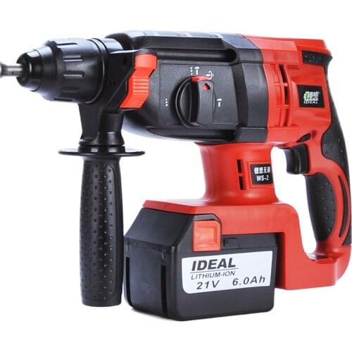 21V 3Ah/6Ah lithium battery cordless hammer impact drill industrial grade three multi-purpose high-power electric hammer