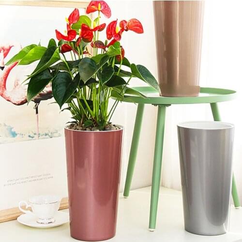 Self Watering Planter Violet Pots Lazy Flower Pot Automatic-Watering Planter Flower Pot SCVD889
