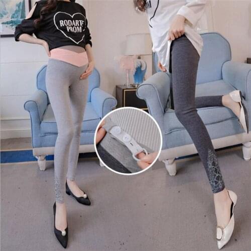 V Waist Maternity Pants Trousers Maternity Clothing Belly Support Moda Gestante Elasticity Maternity Leggings Maternity Pants