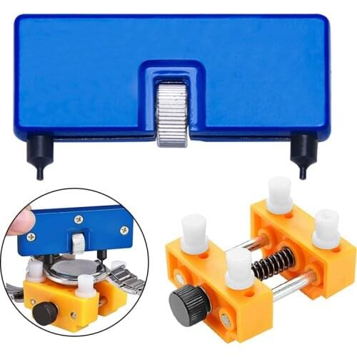 Watch Back Case Opener Watch Repair Tools Kit Back Cover Side Opener Remover Adjustable Bracket Horloge Gereedschap