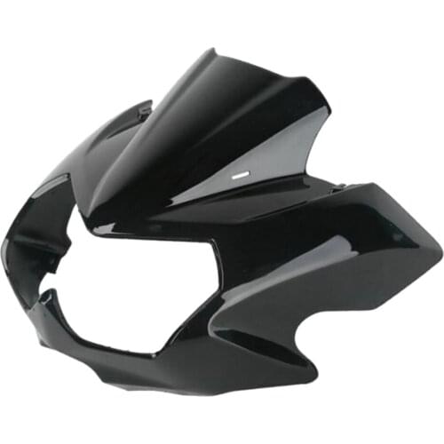 Black Upper Front Fairing Cockpit Mask For Kawasaki Z750N 2004-2006