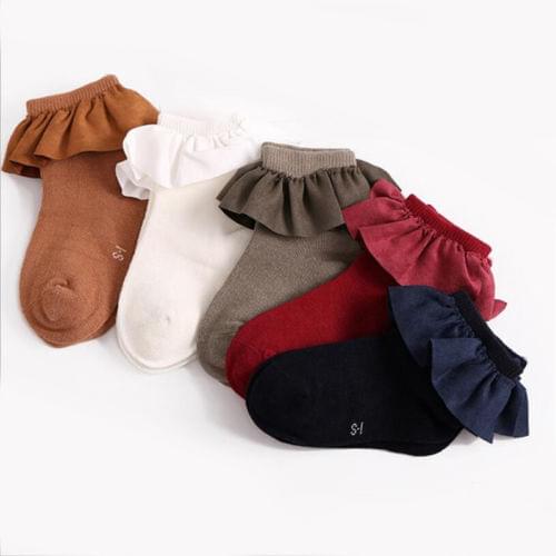 Cotton Baby Girls Socks Anti Slip Warm Newborn Toddler Thicken Autumn Warm Socks Baby Girl 2-8T