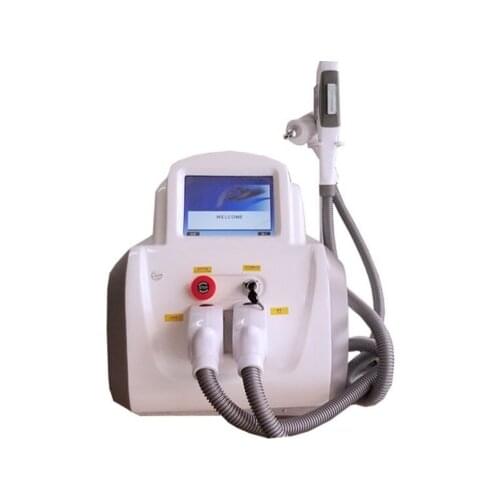 Factory Price 2 In 1 IPL SHR /OPT/Elight Hair Removal And Laser Tattoo Removal Black Face Doll Beauty Machine With CE