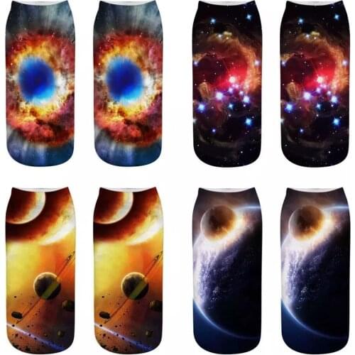 Space Star Series 3D Printed Socks,man,women and children socks, a variety of styles can be selected,fashion cute lovely socks