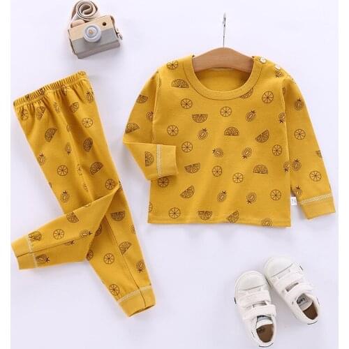 Baby Boys Long Sleeve Pajamas For Girls Autumn Winter Childrens Clothing Sleepwear Cotton Pyjamas Kids Sets 2 4 6 8 10 12Years