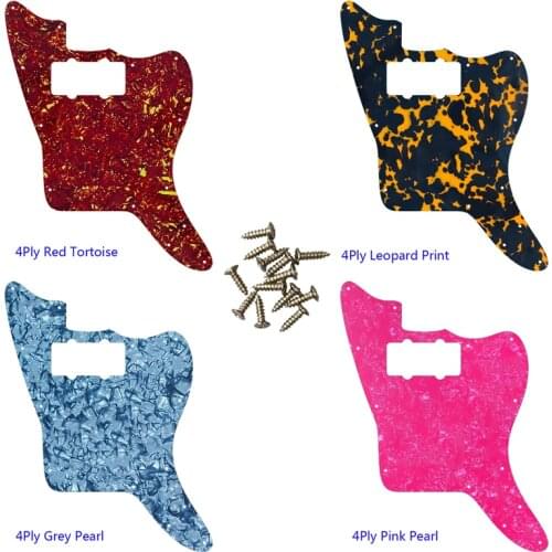 Pleroo Custom Guitar Parts -For US Standard Jazzmaster A Pickup Style Guitar Pickguard Scratch Plate Replacement Electric Guitar