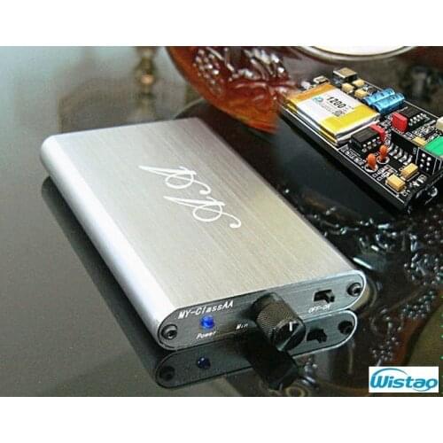 HIFI Headphone Amplifier Portable Ultra-Class A (Class AA) OPA2604 plus LM4562 320Mw 16~300ohms Li Battery Ultra-thin Body Audio