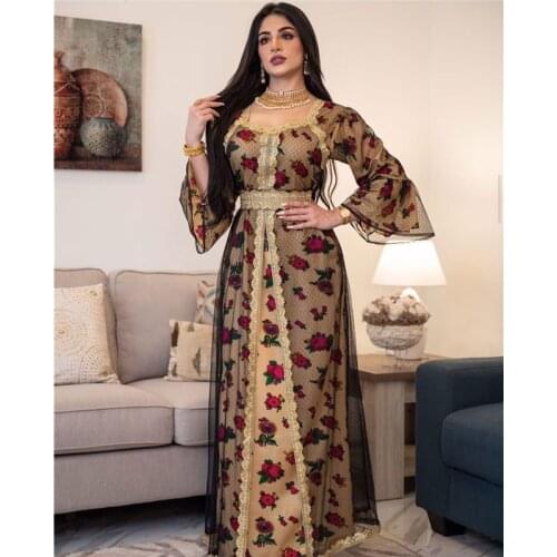 Ramadan Dubai Abayas For Women Hijab Evening Dresses Caftan Marocain Kaftan Djelaba Femme Indian Dress Muslim Islamic Clothing