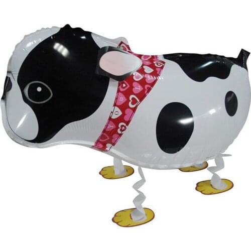 1PC Walking Bulldog Foil Balloons Walking Animal Dogs Foil Cartoon Balloon Birthday Party Supplies Kids Toys