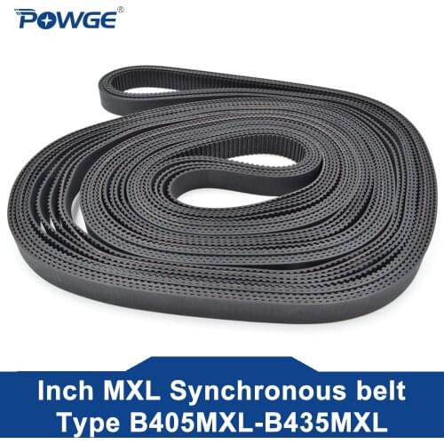 POWGE 10pcs MXL Timing belt B60 B61 B62 B63 B64 Width 6.35mm 025 6mm Teeth 60 61 62 63 64 Synchronous belt B60MXL B62MXL B64MXL