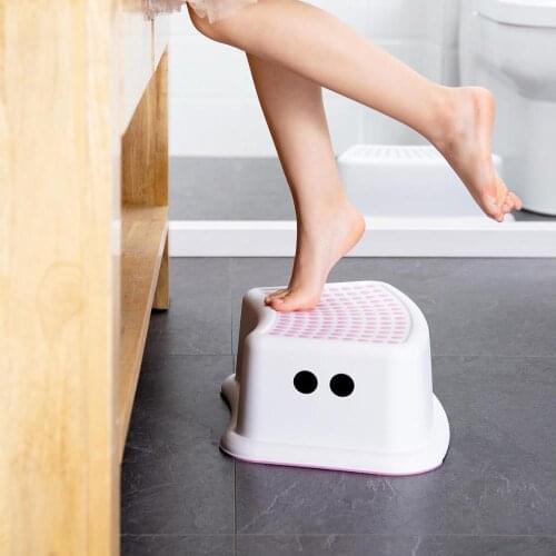 Plastic Step Stool Bathroom Hand Washing Bath Stepping Pad Footstool Short Baby Non-slip Children Small Platform Kids Furniture