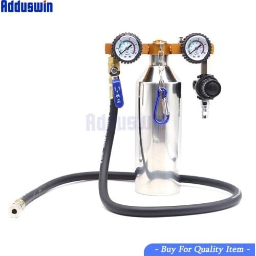 Universal Automotive Non-Dismantle Fuel System Double Watch Cleaning Bottle Auto Gasonline Injector Clean For Petrol Cars Tool