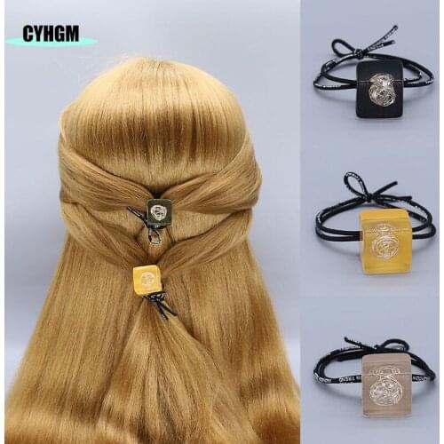 CYHGM femme elastic hair bands scrunchie pack hair ties headwear hair rubber band for womens hair accessoires E19