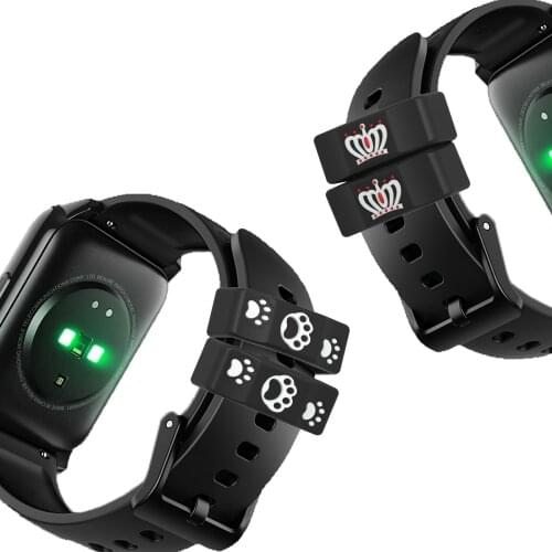 20mm 22mm Silicone Safe Ring Keeper Buckle Loop Holder for Samsung Garmin Amazfit Huawei Fossil Suunto Ticwatch Watch Band Strap