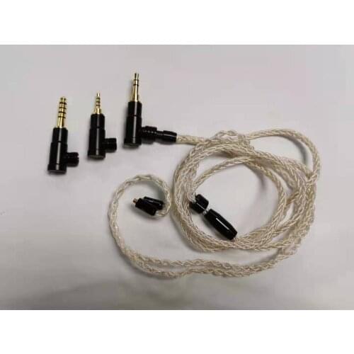 3.5mm 2.5mm 4.4mm balanced plug three in one mmcx balanced headset upgrade line