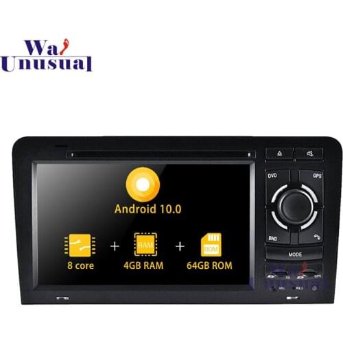 7 Inch Android 10.0 GPS Navigation For Audi A3 2003-2011 Radio Player with GPS+BT+WIFI+Mirror Link+OBD+Octa Core 64G 1024*600
