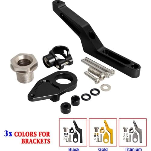 Motorcycle CNC Steering Damper Mounting Bracket For Kawasaki Ninja ZX-6R ZX6R ABS ZX636 2009-2013 2014 2015 2016 2017