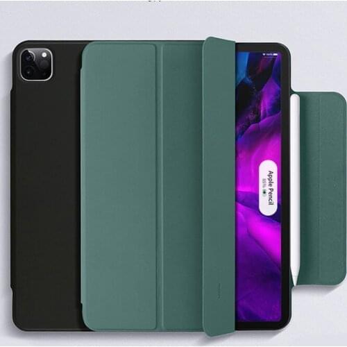 For Ipad Pro 12 9 Air 4 Pro 11 Case Magnetic Double-sided Entrainment Pen Slot Shell Is Light and Thin