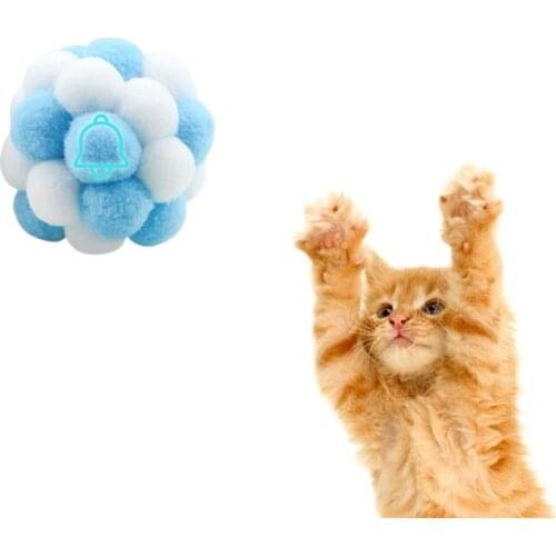 Cat Toy Ball Funny Stick Relief Self-Hey Kitty Kitten Chews Supplies Trigger Lightly To Attract Attention Gift Box Interactive