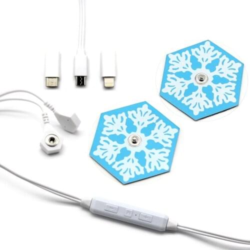 Portable EMS Digital Therapy Massager Machine 6 Modes Mobile Phone Massager Electric TENS Therapy Body Muscle Stimulator