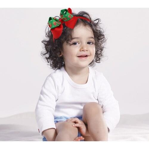 Girls Headbands Ribbon Vintage Cute Red Green Bows Kids Hair Band Headdress Hair Decoration Beautiful Hairband 2020 New Fashion